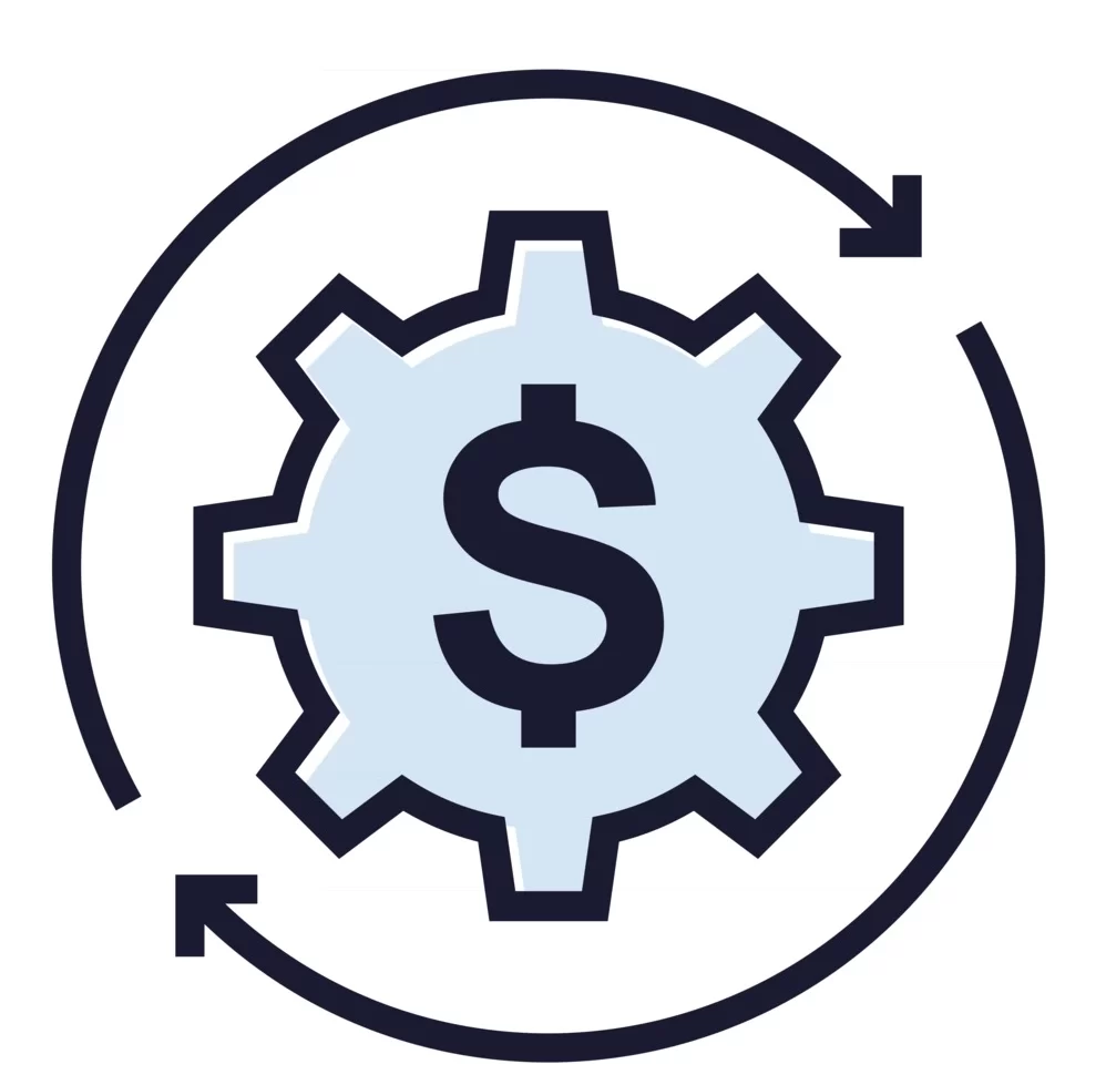 cost-optimization-icon-on-white-vector
